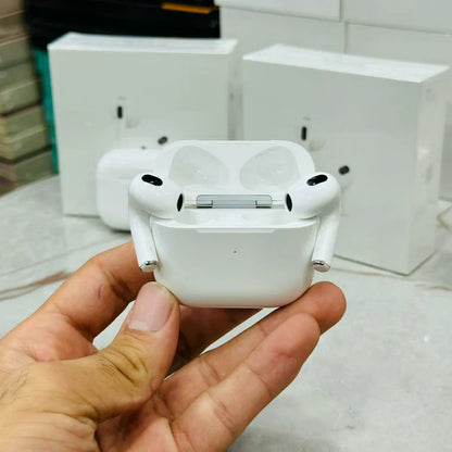 100% Original Apple Air Pods 3rd Generation Certified Refurbished Up to 30 Hours of Battery Life | Lot imported