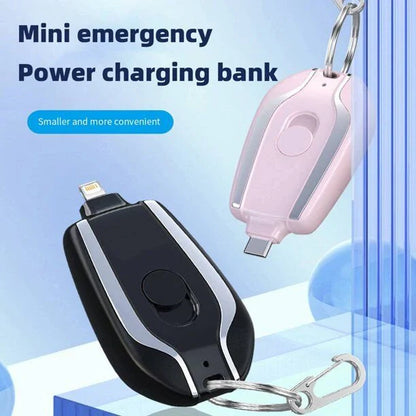 Emergency keychain Charger-Power on the Go