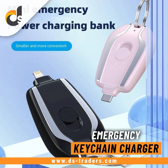 Emergency keychain Charger-Power on the Go