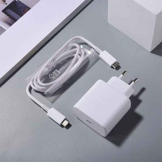 PD 45W Super Fast Charging Power Adapter 5A USB Type C Data Cord